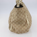 GUCCI GG Canvas Abbey Tote Bag Beige Gold 190248 Auth 153108-5