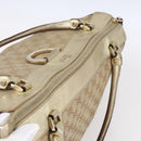 GUCCI GG Canvas Abbey Tote Bag Beige Gold 190248 Auth 153108-6