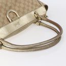 GUCCI GG Canvas Abbey Tote Bag Beige Gold 190248 Auth 153108-7
