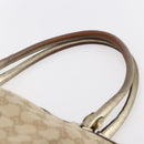 GUCCI GG Canvas Abbey Tote Bag Beige Gold 190248 Auth 153108-8
