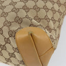 GUCCI GG Canvas Sherry Line Tote Bag Beige Silver 019 0402 3754 Auth 153109-16