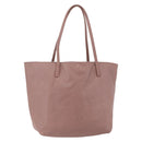 LOEWE Anagram Tote Bag Leather Pink Gold Auth 153113-1