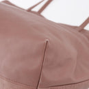 LOEWE Anagram Tote Bag Leather Pink Gold Auth 153113-15