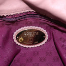 LOEWE Anagram Tote Bag Leather Pink Gold Auth 153113-10