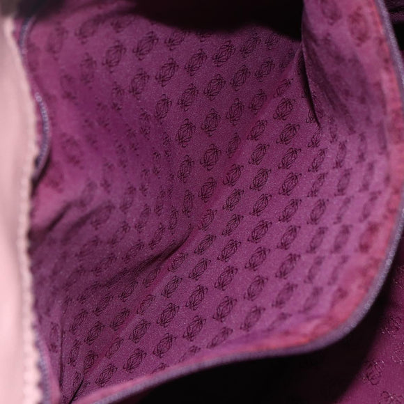 LOEWE Anagram Tote Bag Leather Pink Gold Auth 153113