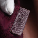 LOEWE Anagram Tote Bag Leather Pink Gold Auth 153113-12