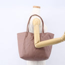 LOEWE Anagram Tote Bag Leather Pink Gold Auth 153113-21