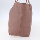 LOEWE Anagram Tote Bag Leather Pink Gold Auth 153113-4