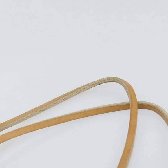 BURBERRY Nova Check Tote Bag Nylon Beige Silver Auth 153114