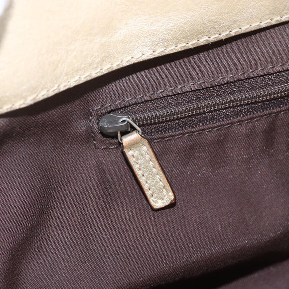 GUCCI GG Canvas Abbey Tote Bag Beige Gold 189831 Auth 153115