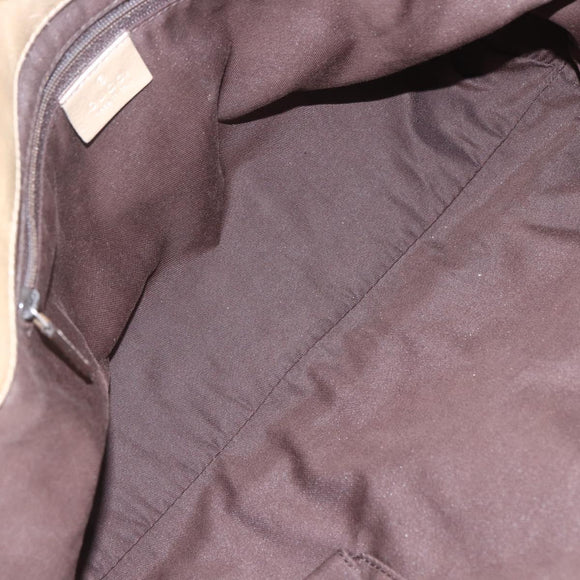 GUCCI GG Canvas Abbey Tote Bag Beige Gold 189831 Auth 153115