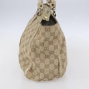 GUCCI GG Canvas Abbey Tote Bag Beige Gold 189831 Auth 153115-5