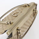 GUCCI GG Canvas Abbey Tote Bag Beige Gold 189831 Auth 153115-6