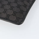 GUCCI GG Canvas Shoulder Bag Brown Silver 019 0348 Auth 153116-13