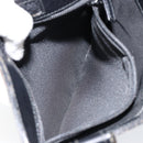 GUCCI GG Canvas Shoulder Bag Brown Silver 019 0348 Auth 153116-20