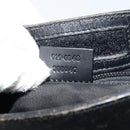 GUCCI GG Canvas Shoulder Bag Brown Silver 019 0348 Auth 153116-22