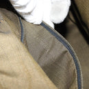 FENDI Zucca Canvas Vanity Hand Bag Black Brown Auth 153117-24