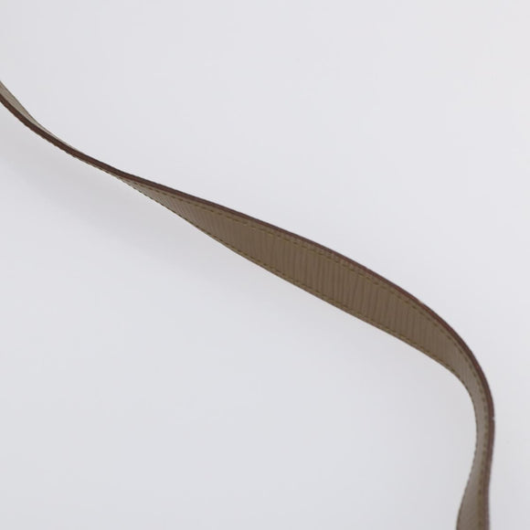 FENDI Zucca Canvas Shoulder Bag Nylon Beige Auth 153118