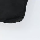 PRADA Hand Bag Nylon Black Silver Auth 153120-8