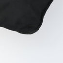 PRADA Hand Bag Nylon Black Silver Auth 153120-12