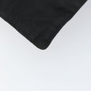 PRADA Hand Bag Nylon Black Silver Auth 153120-17