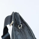 PRADA Hand Bag Nylon Black Silver Auth 153120-9