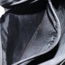 PRADA Hand Bag Nylon Black Silver Auth 153120-21