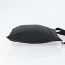 PRADA Hand Bag Nylon Black Silver Auth 153120-3