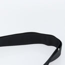PRADA Hand Bag Nylon Black Silver Auth 153120-14