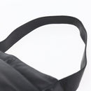 LOEWE anagram Shoulder Bag Leather Black Gold Auth 153121-8