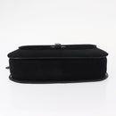 GUCCI Hand Bag Suede Black Auth 153123-6