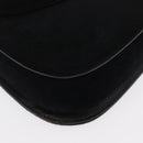 GUCCI Hand Bag Suede Black Auth 153123-15