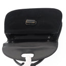 GUCCI Hand Bag Suede Black Auth 153123-19