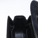 GUCCI Hand Bag Suede Black Auth 153123-22