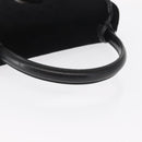 GUCCI Hand Bag Suede Black Auth 153123-8
