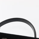 GUCCI Hand Bag Suede Black Auth 153123-14