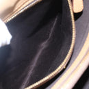 Miu Miu Hand Bag Leather 2way Beige Gold Auth 153125-22