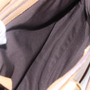 Miu Miu Hand Bag Leather 2way Beige Gold Auth 153125-24