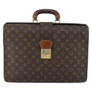 LOUIS VUITTON Monogram Serviette Fermoir Business Bag M53305 LV Auth 153130-13