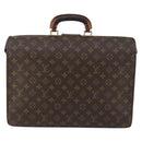 LOUIS VUITTON Monogram Serviette Fermoir Business Bag M53305 LV Auth 153130-2