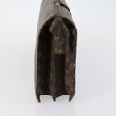 LOUIS VUITTON Monogram Serviette Fermoir Business Bag M53305 LV Auth 153130-4