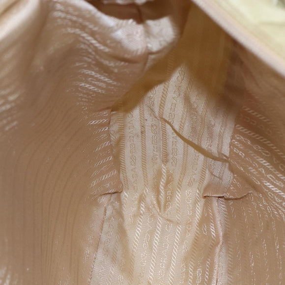 PRADA Tote Bag Nylon Green Silver Auth 153132