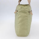 PRADA Tote Bag Nylon Green Silver Auth 153132-3