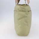 PRADA Tote Bag Nylon Green Silver Auth 153132-4