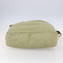 PRADA Tote Bag Nylon Green Silver Auth 153132-5
