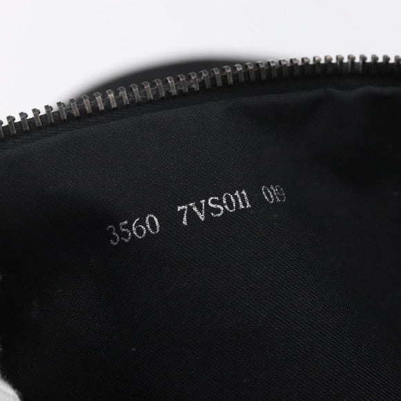 FENDI Zucchino Canvas Tote Bag Brown Silver Auth 153133