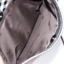 BURBERRY Nova Check Shoulder Bag Nylon Pink Silver Auth 153134-22