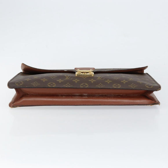 LOUIS VUITTON Monogram Porte Documents Bandouliere Bag M53338 LV Auth 153138