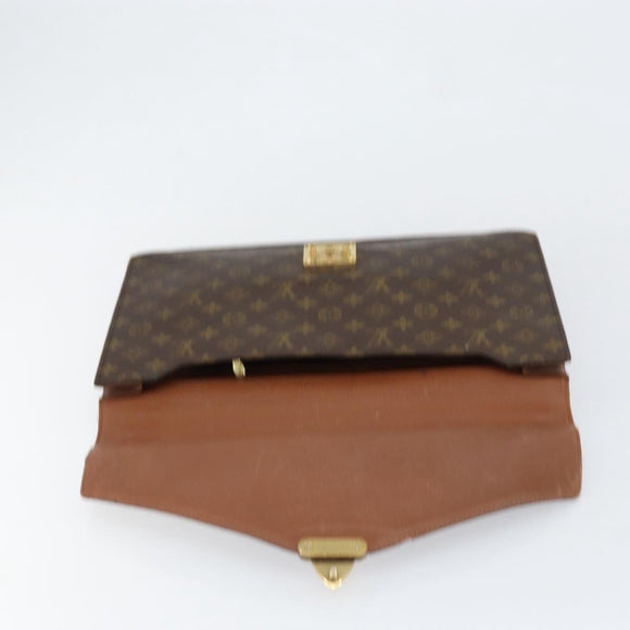 LOUIS VUITTON Monogram Porte Documents Bandouliere Bag M53338 LV Auth 153138