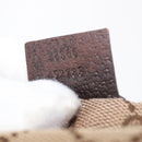 GUCCI GG Canvas Waist Bag Beige Silver 28566 Auth 153142-12